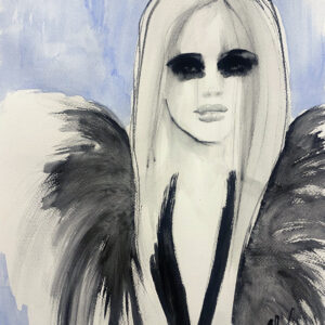 Bronte - fashion illustration by Artist Fiona Maclean