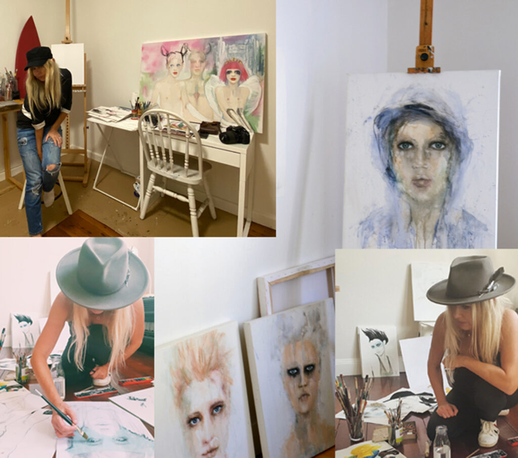 Fiona Maclean Artist & Creator & Entrepreneur photographed in the studio Fiona Maclean Artist & Creator & Entrepreneur photographed in the studio
