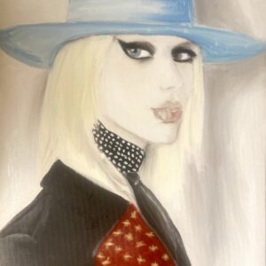 Lilly in Blue Hat